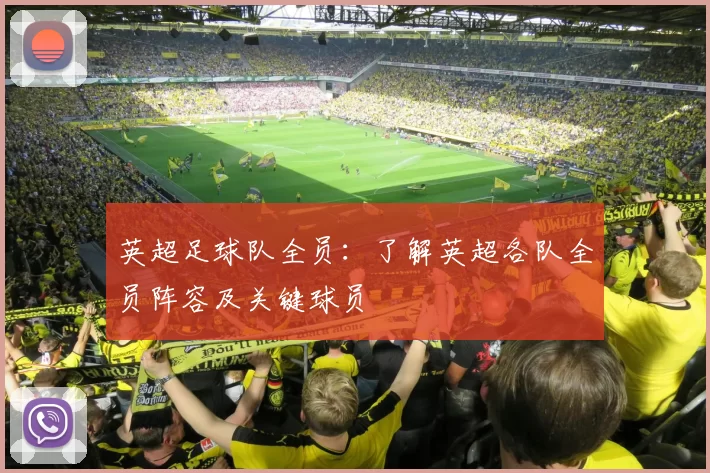英超足球队全员：了解英超各队全员阵容及关键球员